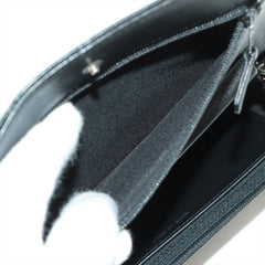 Chanel Quilted Calfskin Wallet on Chain So Black Chanel Quilted Calfskin Wallet on Chain So Black