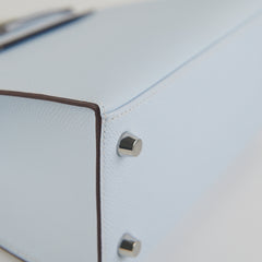 Hermes Kelly 25 Epsom Blue Brume - Stamp Y Hermes Kelly 25 Epsom Blue Brume - Stamp Y