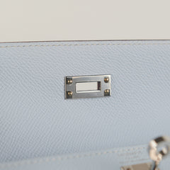 Hermes Kelly 25 Epsom Blue Brume - Stamp Y Hermes Kelly 25 Epsom Blue Brume - Stamp Y