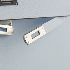 Hermes Kelly 25 Epsom Blue Brume - Stamp Y Hermes Kelly 25 Epsom Blue Brume - Stamp Y