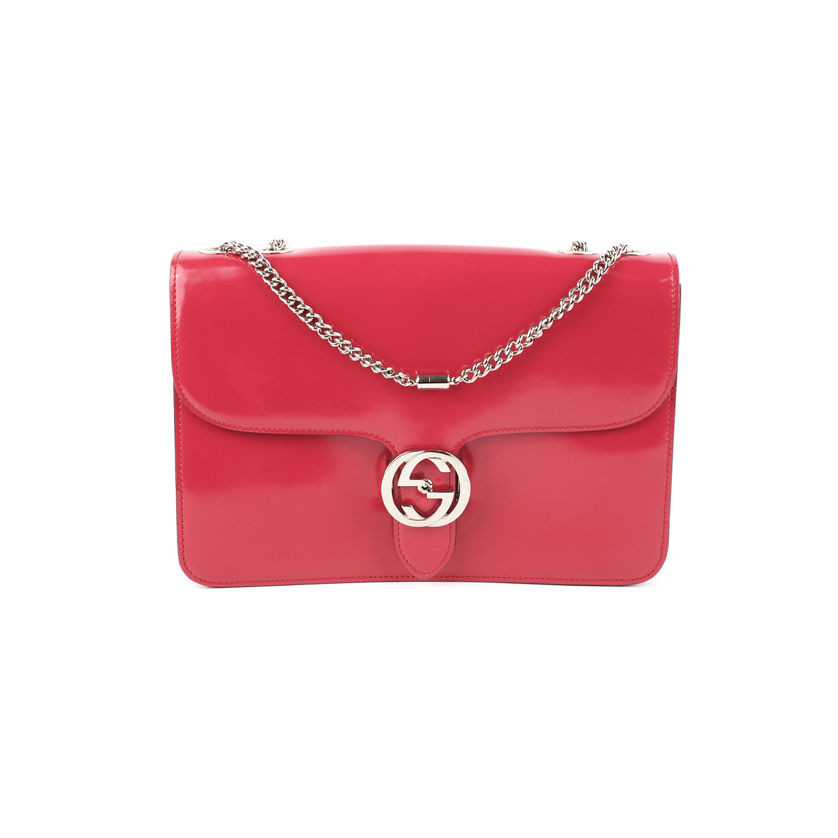 Gucci Medium Interlocking G Shoulder Bag Fuchsia – THE PURSE AFFAIR