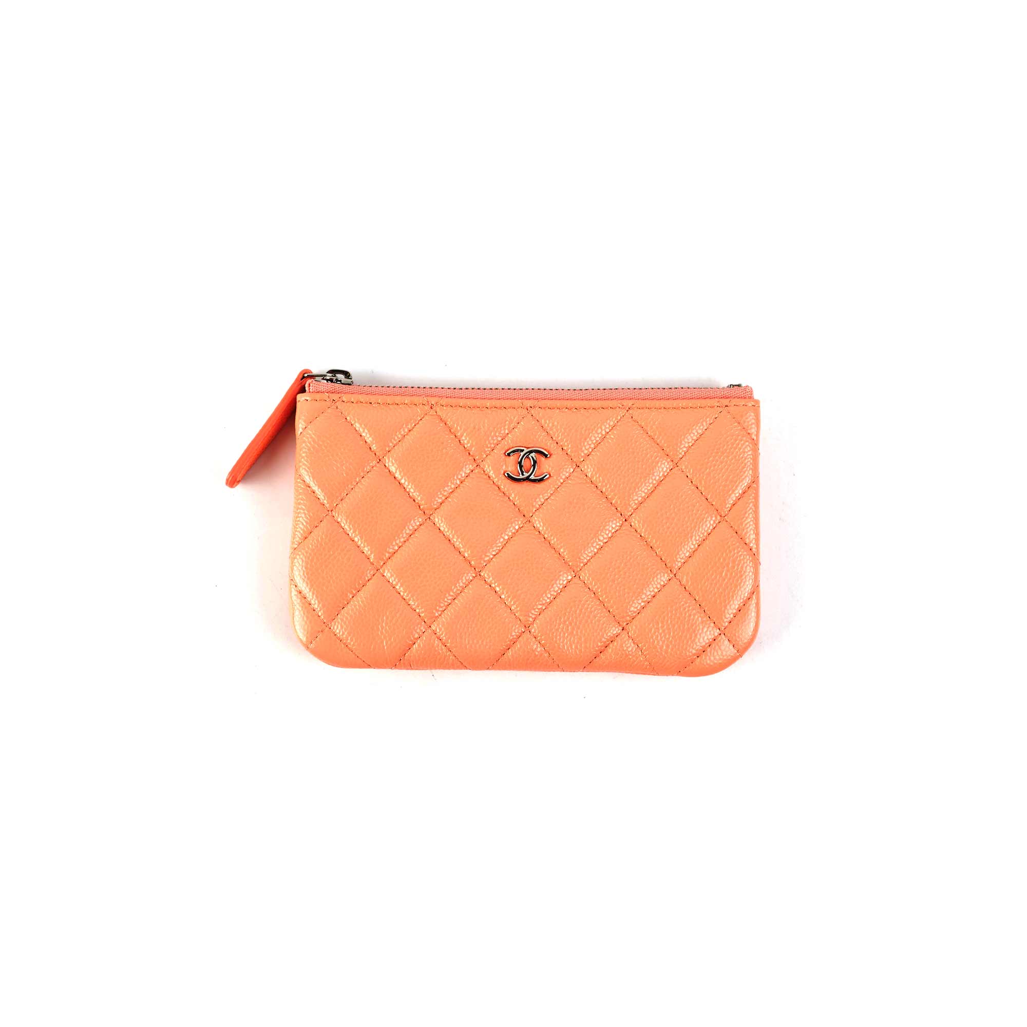 Chanel Classic Caviar Mini Pouch Coral – THE PURSE AFFAIR