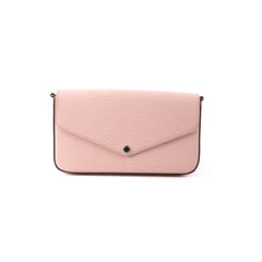 Louis Vuitton Epi Felicie Pochette Pink Crossbody Bag Louis Vuitton Epi Felicie Pochette Pink Crossbody Bag