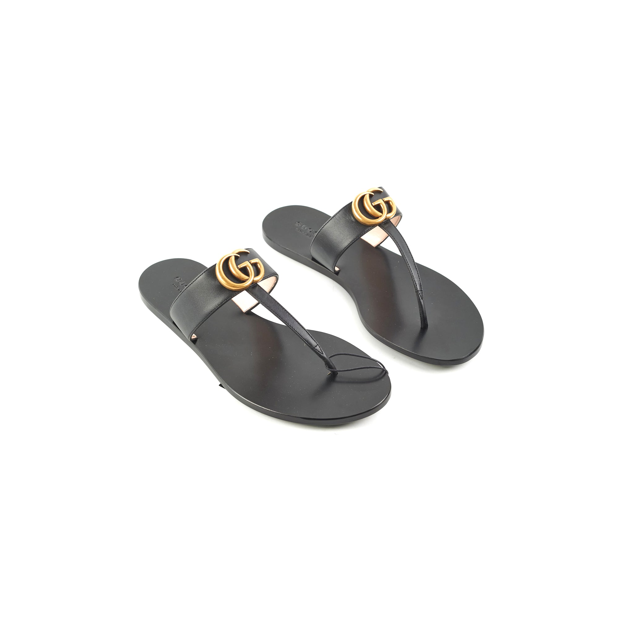Gucci Thong GG Sandals Black – THE PURSE AFFAIR