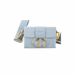 Dior 30 Montaigne Bag Blue-Gray Dior 30 Montaigne Bag Blue-Gray