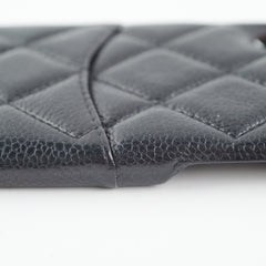Chanel IPhone X Case Quilted Caviar Black Chanel IPhone X Case Quilted Caviar Black