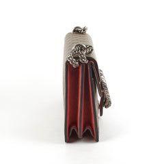 Gucci Medium Dionysus GG Supreme SHoulder Bag Red