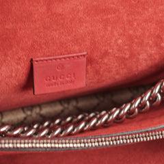 Gucci Medium Dionysus GG Supreme SHoulder Bag Red