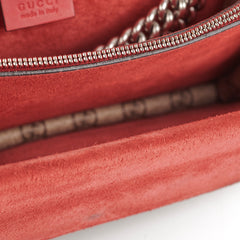 Gucci Medium Dionysus GG Supreme SHoulder Bag Red