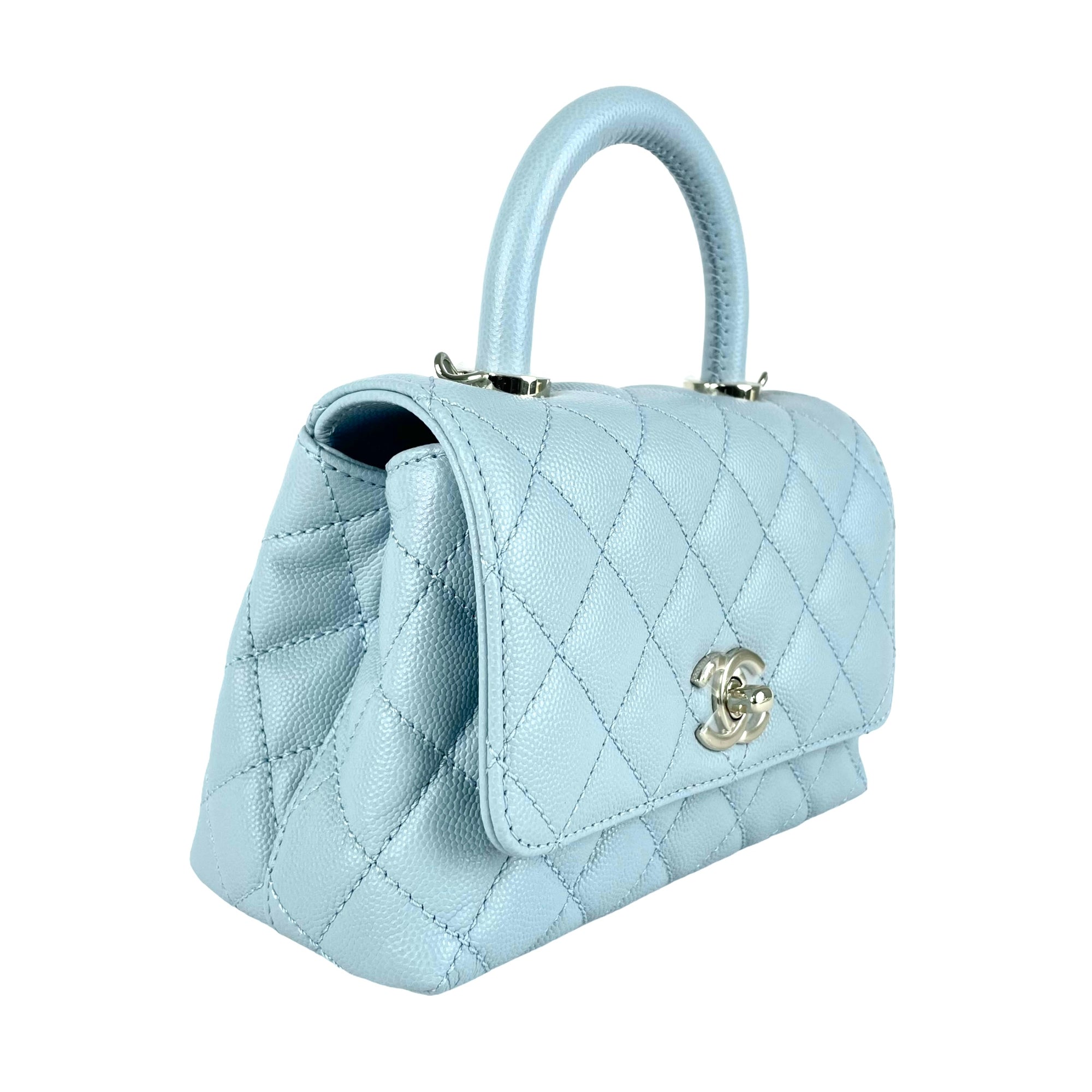 Chanel mini light blue Clearance
