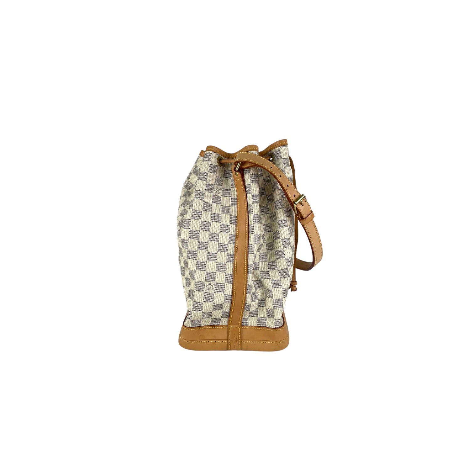 Louis Vuitton Vintage Noe Bucket Bag Damier Azur - THE PURSE AFFAIR