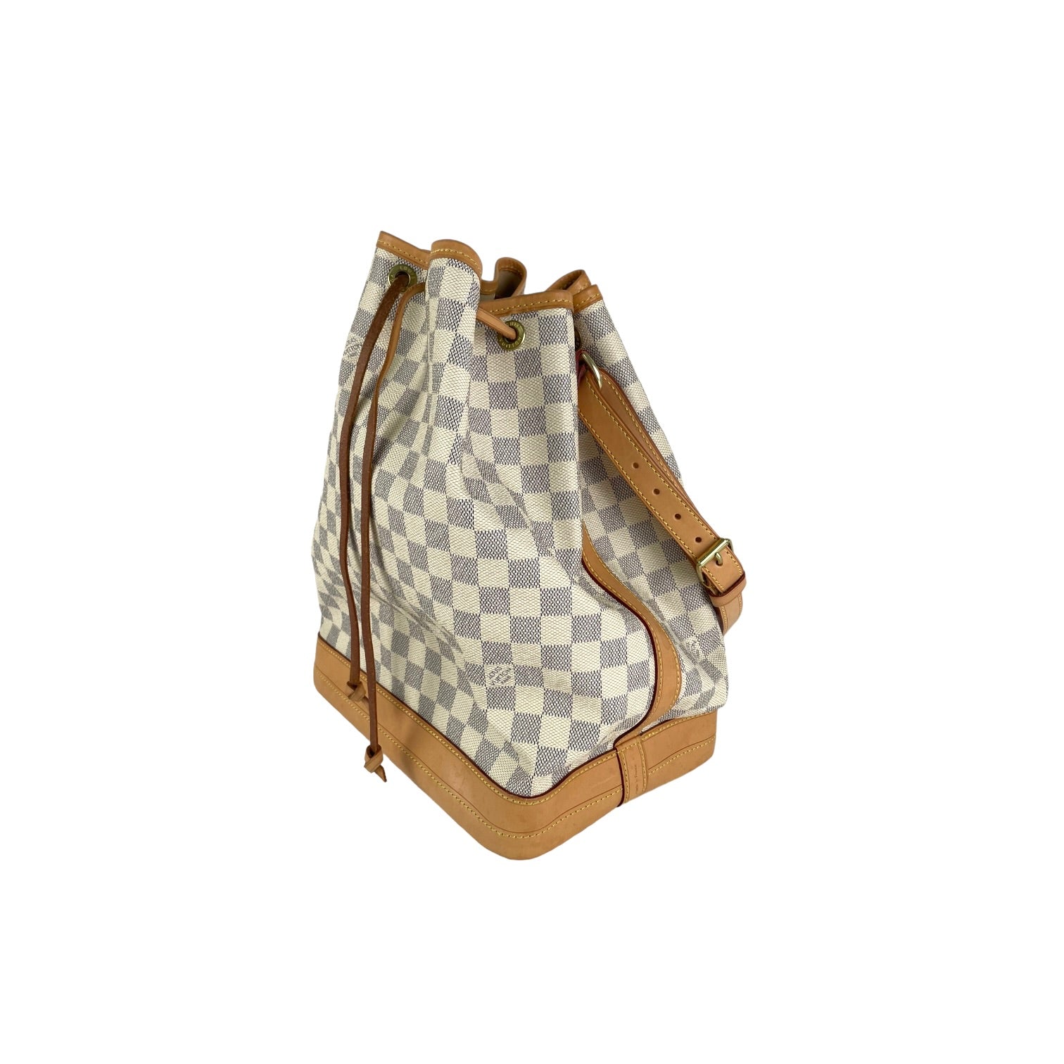 Louis Vuitton Damier Azur Noé BB - Neutrals Bucket Bags, Handbags