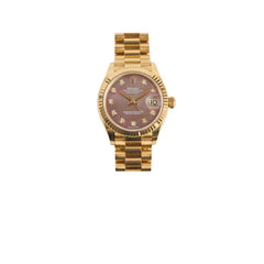 Rolex Datejust 31mm 18k Yellow Gold With Diamonds Dial MOP Face 278278