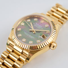 Rolex Datejust 31mm 18k Yellow Gold With Diamonds Dial MOP Face 278278