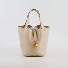Hermès Picotin 18 Craie K Stamp