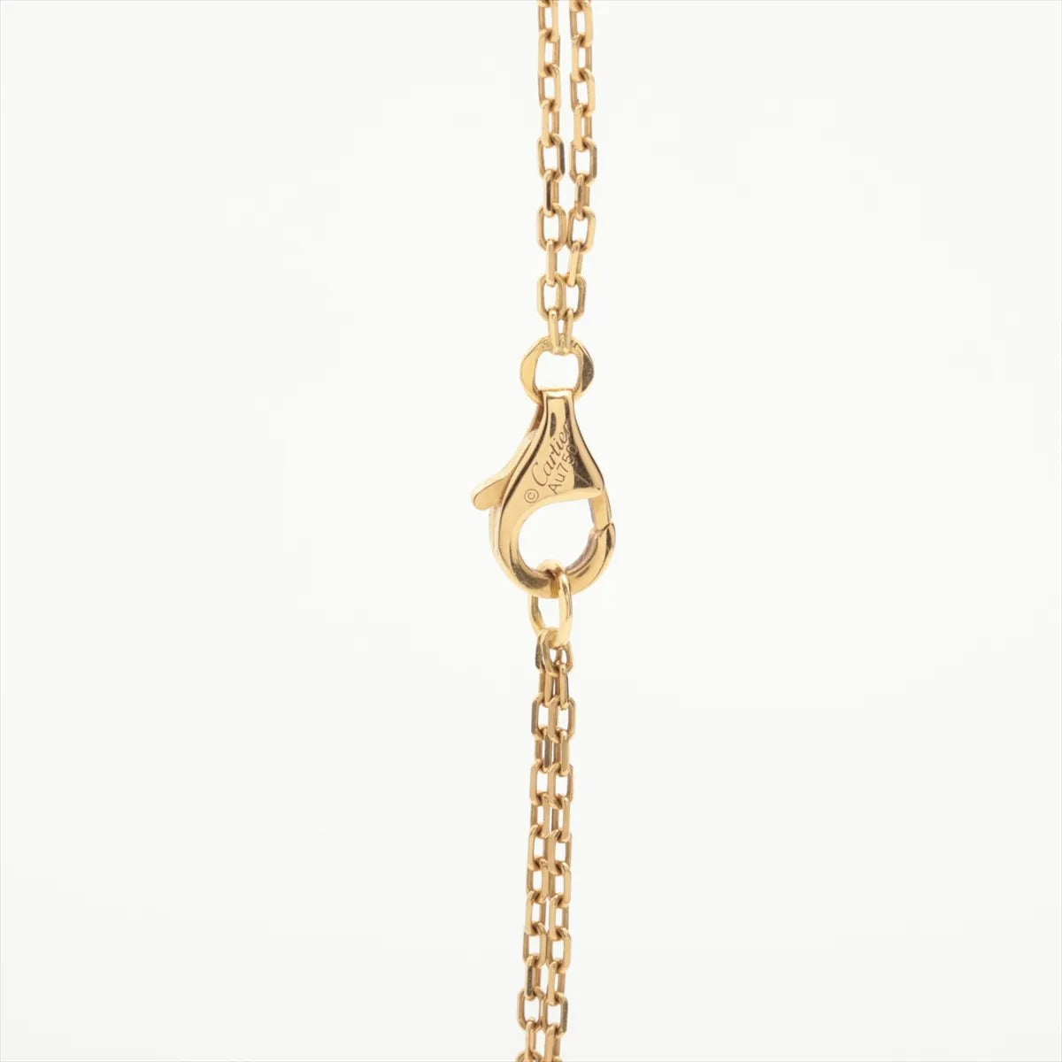 34606 Cartier Love Pendant 2 Diamond Yellow Gold Necklace photo 3