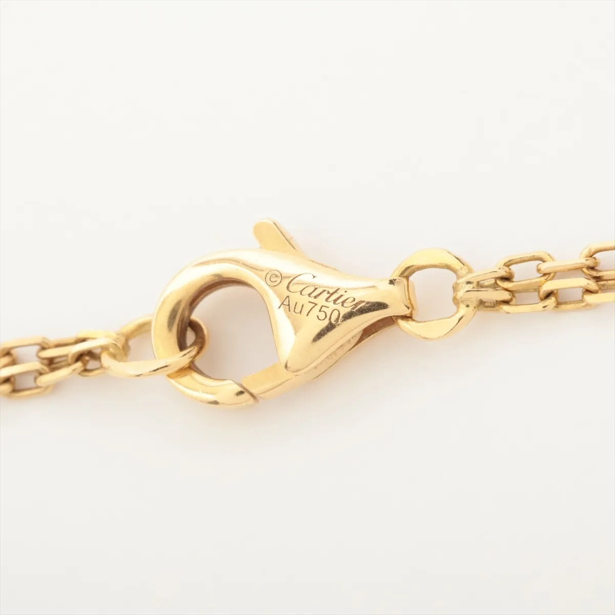 34606 Cartier Love Pendant 2 Diamond Yellow Gold Necklace photo 4
