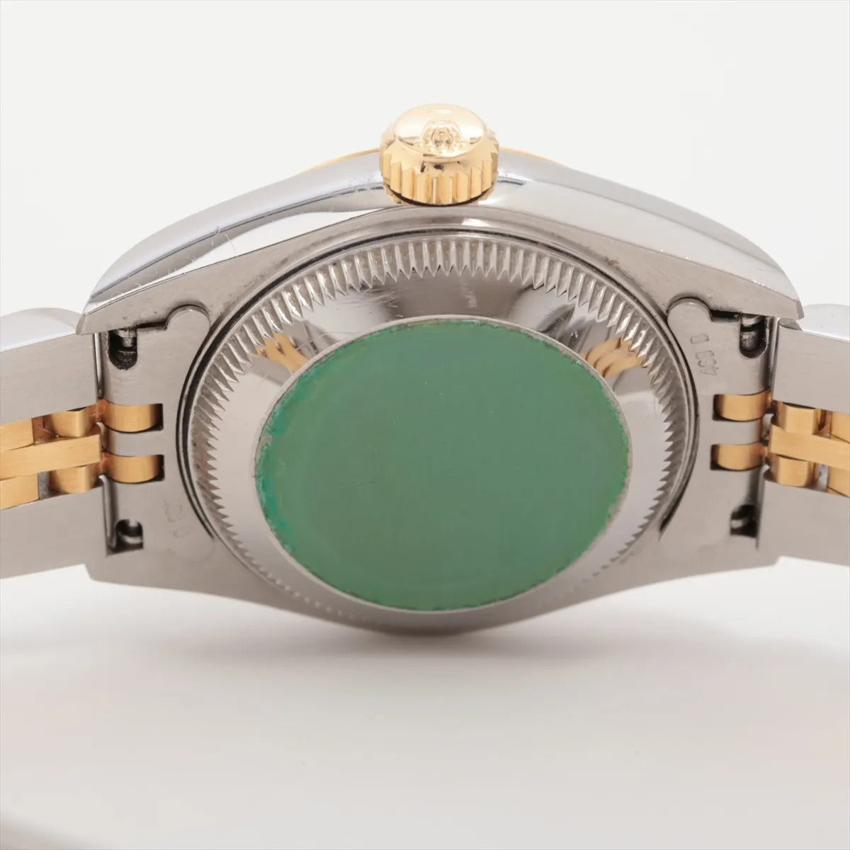 34611 Rolex 26mm Datejust Two Toned Grey Face Watch photo 6