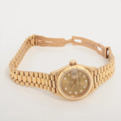 34613 Rolex 26mm DateJust 18k Yellow Gold with Diamonds Watch photo 5