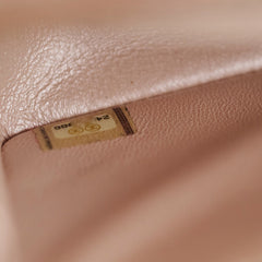 Chanel 17B Mini Rectangular Chevron Rose Gold