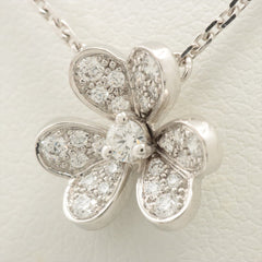 Van Cleef & Arpels Frivole Mini Diamond Necklace White Gold 2022