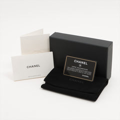 Chanel Caviar Coin Card Holder Beige