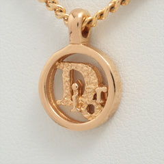 Dior Logo Gold Necklace Costume Jewellery