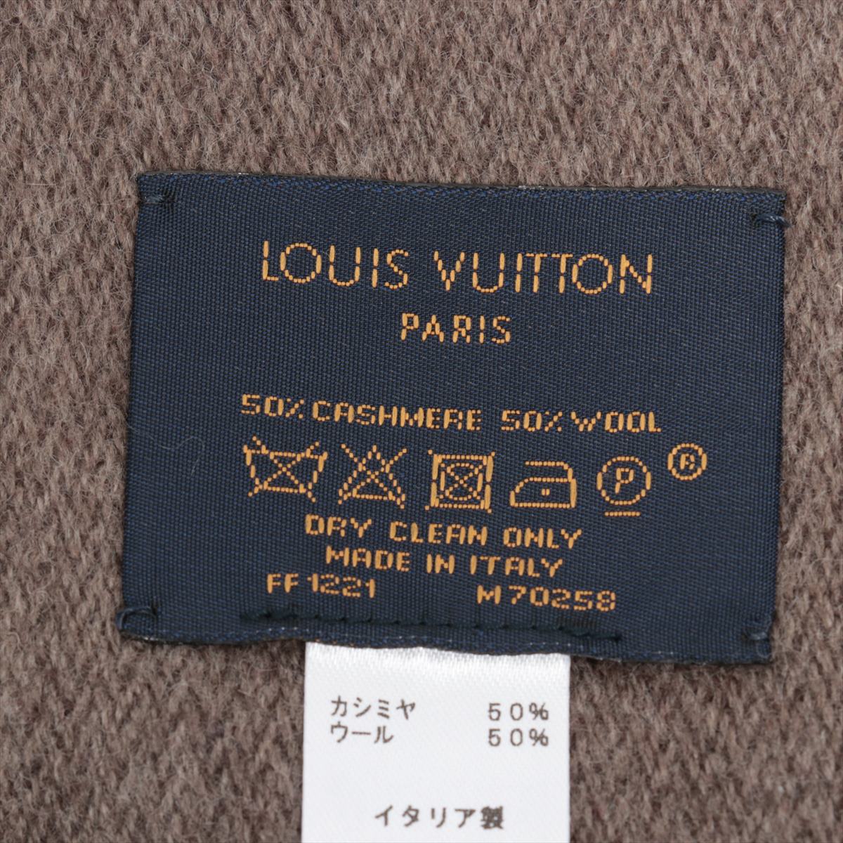 Wool scarf Louis Vuitton Beige in Wool - 34347542