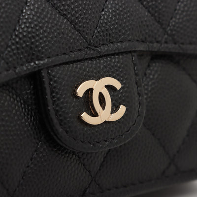 AUTHENTIC RARE CHANEL boy tri fold wallet black caviar skin with antique  gold hardware Womens Fashion Bags  Wallets Wallets  Card Holders on  Carousell