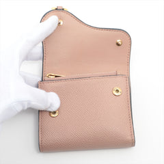 Dior Saddle Lotus Pink Nude Wallet