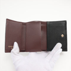 Chanel Caviar Black Fold Wallet