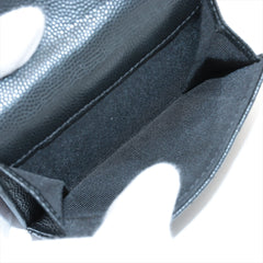 Chanel Caviar Black Fold Wallet