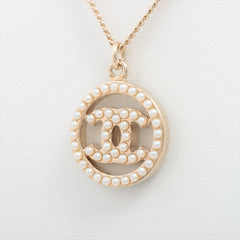 Chanel Coco Logo Pearl Necklace Costume Jewellery