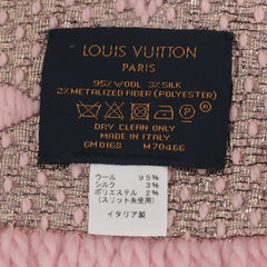 Louis Vuitton Echarpe Logomania Scarf Pink