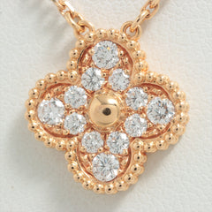Van Cleef & Arpels Vintage Alhambra Yellow Gold Diamond Necklace