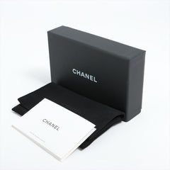 Chanel Matelasse Black Caviarskin Zip Purse Coin Case Black - Microchipped