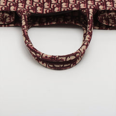 ITEM 7 - Dior Medium Oblique Book Tote Burgandy