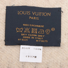 Louis Vuitton Reykjavik Cashmere Scarf Beige Gradient