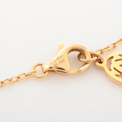 Cartier Damenuhr Pink Sapphire Yellow Gold Necklace