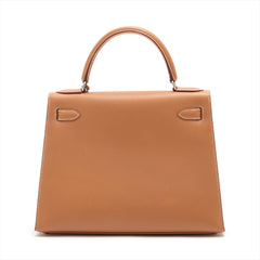 Hermes Kelly 28 Vintage Vache Natural - Stamp Square C