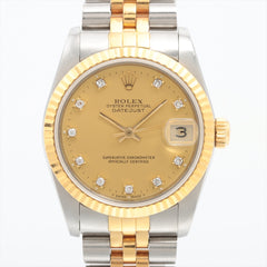 Rolex Datejust 31mm Two Toned with Diamonds Watch