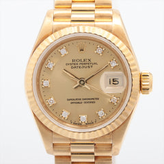 Rolex Datejust 26mm Yellow Gold with Diamonds Watch