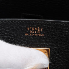 Hermes Birkin 30 Ardennes Black - Stamp E Square