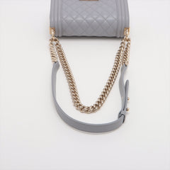 ITEM 30 - Chanel Small Caviar Boy Bag Grey