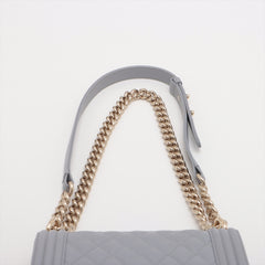 ITEM 30 - Chanel Small Caviar Boy Bag Grey