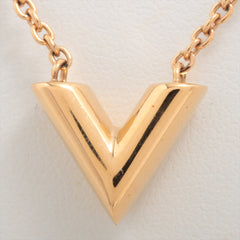 Louis Vuitton Essential V Gold Necklace Costume Jewellery