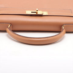 Hermes Kelly 28 Courchevel R Circle Stamp