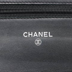 Chanel Coco Mark Caviar Black Wallet On Chain WOC