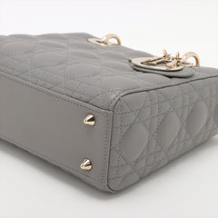 ITEM 18 - Christian Dior Small Lady Dior Grey