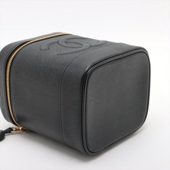 ITEM 27 - Chanel Vanity Caviar Black Bag
